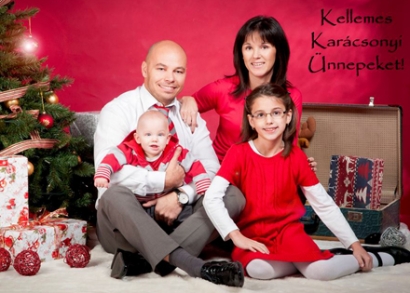 60 perces karácsonyi családi fotózás a körúton