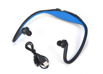 Vezeték nélküli Sport MP3 lejátszó kék