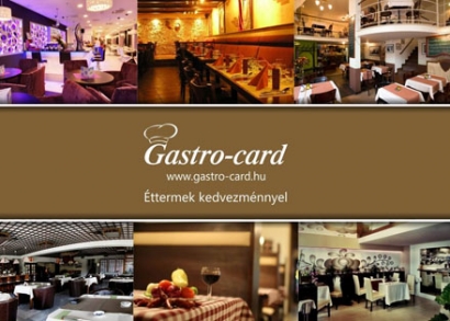 3 vagy 6 hónapos Gastro-Card Ezüst kártya