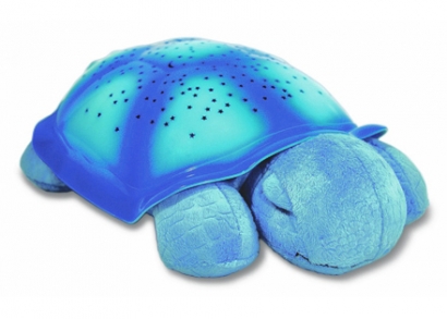 Kék világító plüss teknős