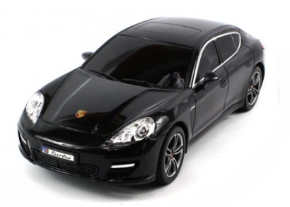 Fekete Porsche távirányítós autó