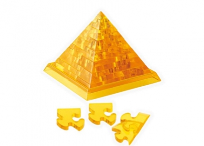 3D kristály puzzle piramis forma