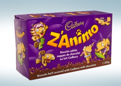 Cadbury Z'animo állatformás keksz