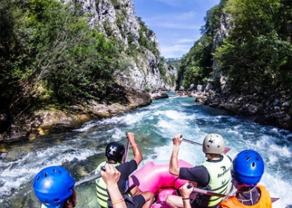 Rafting a Neretva folyón, teljes ellátással