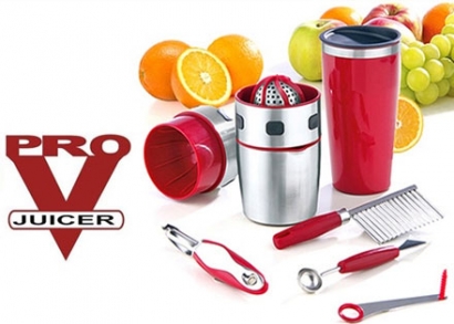 Pro-V Juicer gyümölcsfacsaró shakerrel