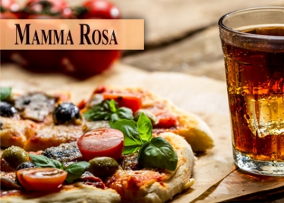 Pizza & Üdítő akár 2 főre a Mamma Rosa-ban