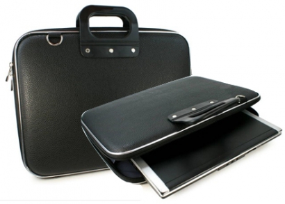 Fekete tablet / iPad tartó táska