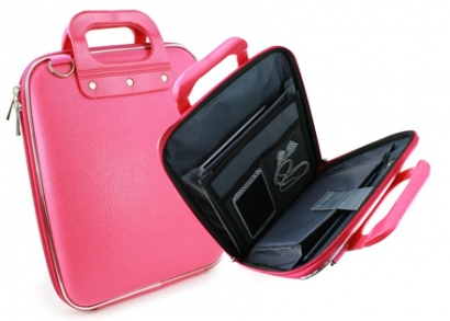 Rózsaszín tablet / iPad tartó táska