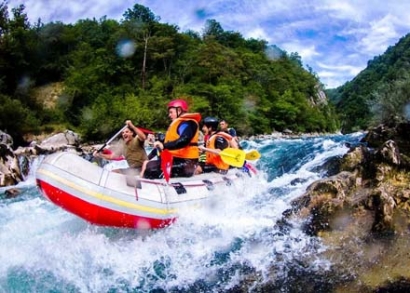 All inclusive rafting a Neretva folyón