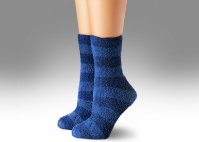 Kék csíkos zokni