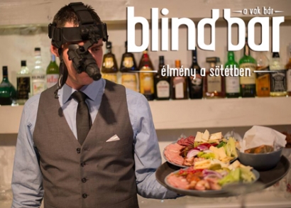 Vacsorázzatok sötétben a Blind Bar-ban