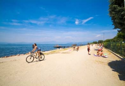 Garda Lake beach