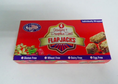 Áfonyás tökmagos flapjack