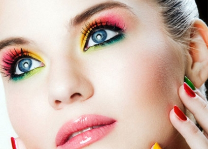 colorful makeup